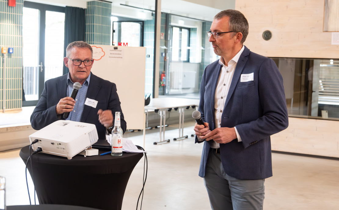 Herr Bilo und Herr Höppner im Gespräch