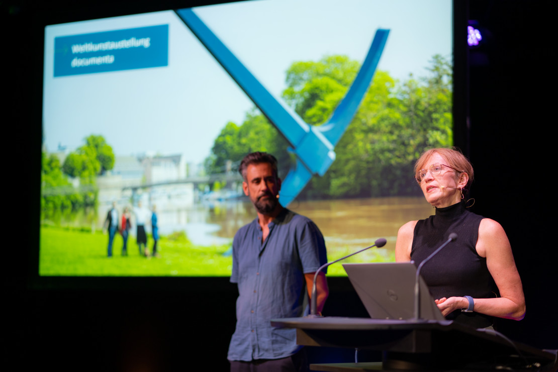 Marcel Christ und Anke Müller bei den Open Days 